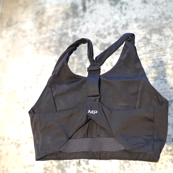 Women's Velocity Reflective Sports Bra - Black - Picture 4 of 5